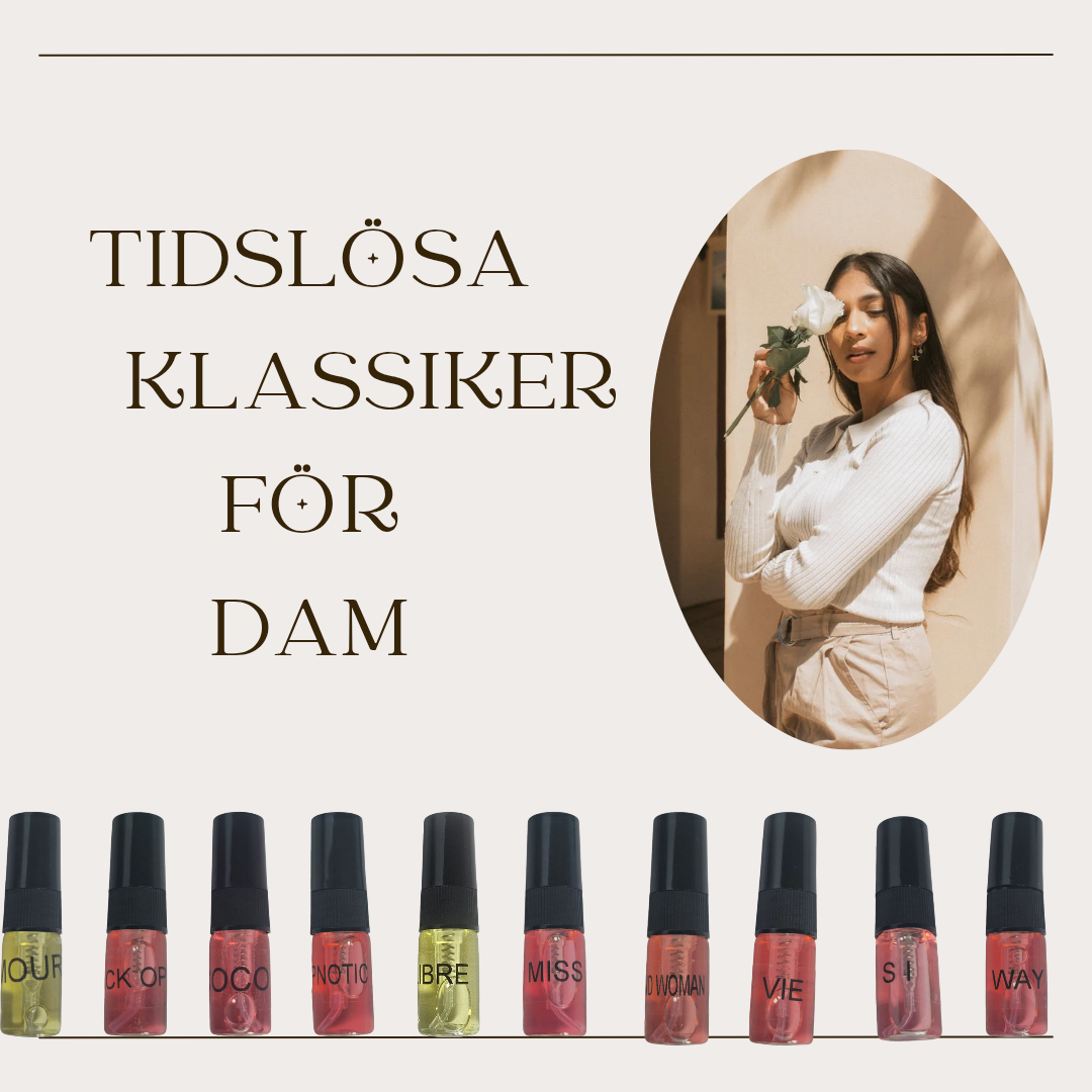 Kit 10 doftprover tidslösa klassiker för dam