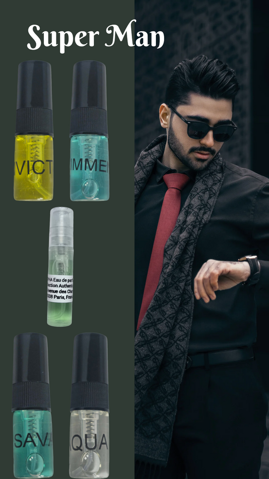 Kit 5 doftprover Super Man