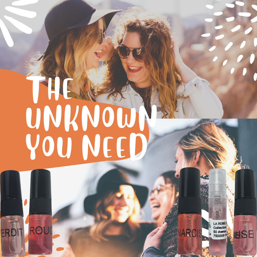 Kit 5 doftprover Okända Skatter för dam